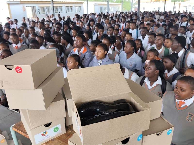 Mall of the South steps up for learners with sustainable shoe donation