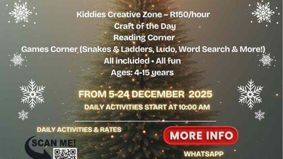 Festive Kiddies Crafty Stall at Mall of the South