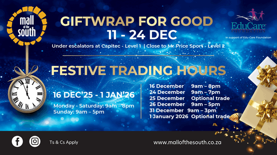 Festive Season Trading Hours