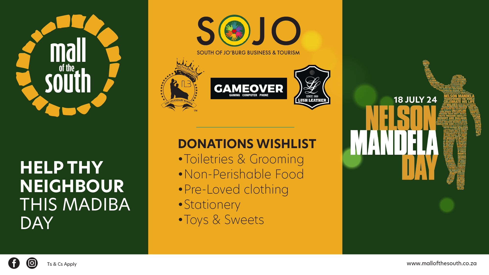 Help Thy Neighbour Mandela Day community initiative